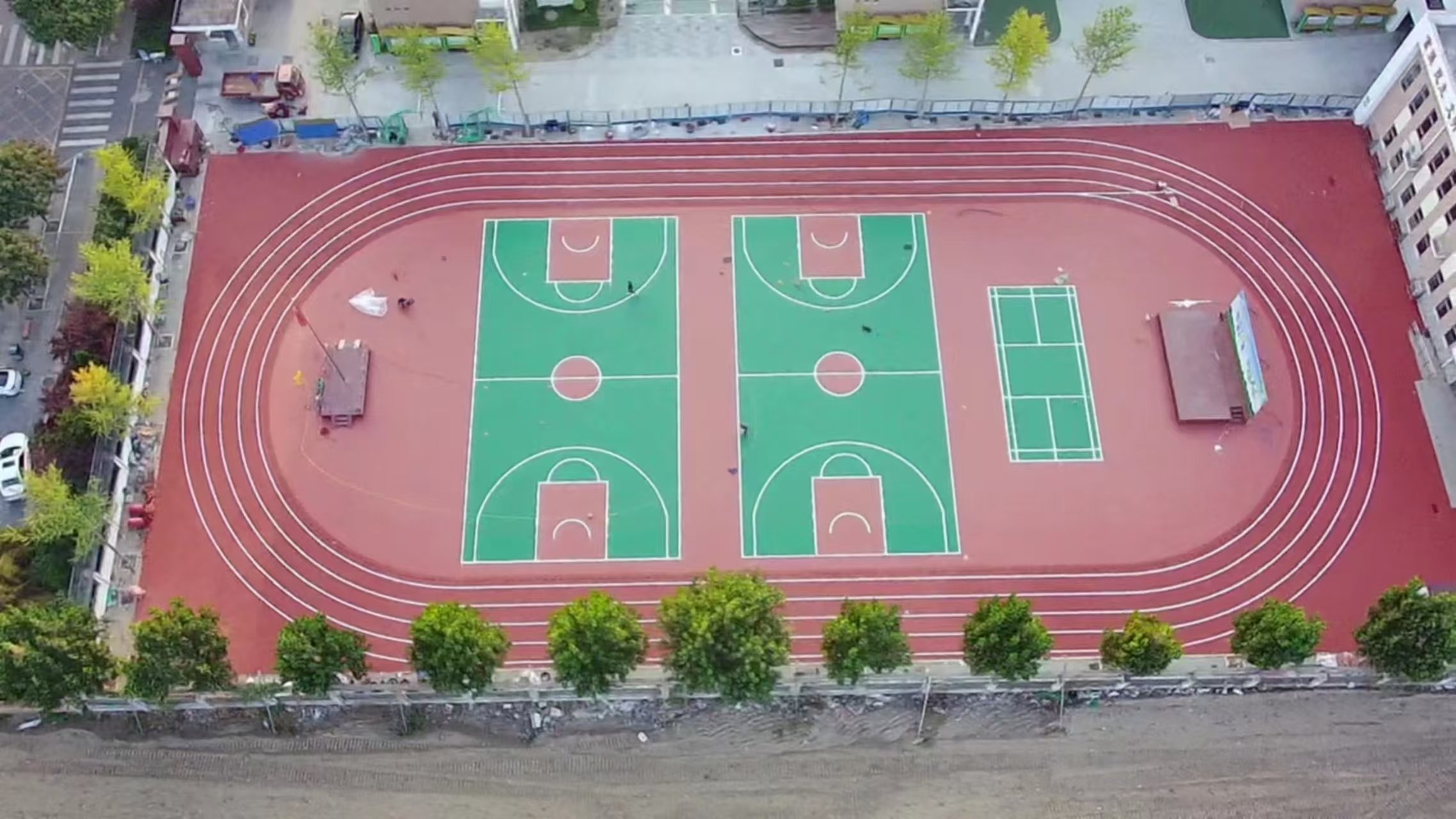 定西市EPDM地面学校塑胶跑道 - 方案
